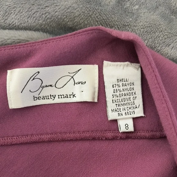 Byron Lars Beauty Mark Plum Dress Size 8 - Picture 2 of 12